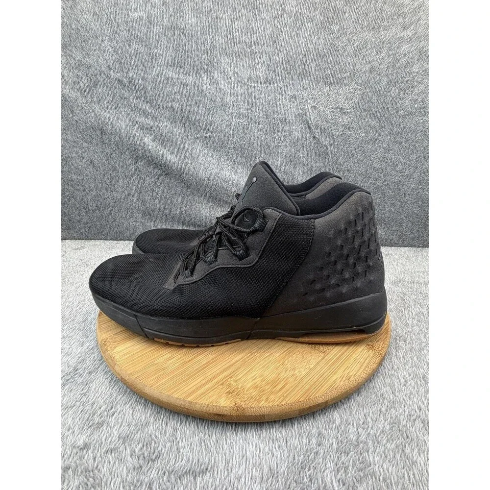 Jordan Academy Shoes Mens Size 12 Black Gum Basketball Sneakers 844515-011